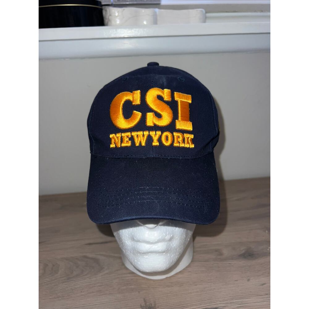 CSI New York Hat Crime Scene Investigation Blue Cap Headwear OS
